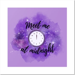 Meet me at midnight Posters and Art